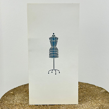 Something Blue Pop-Up Card