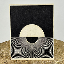 Neutral Boho Sunset Card