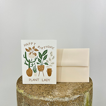 Happy Birthday Plant Lady Card