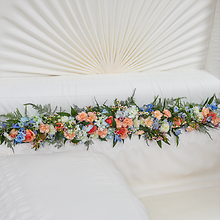 Floral Casket Lid Garland