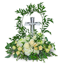 Shelter My Love with Crystal Cross Keepsake