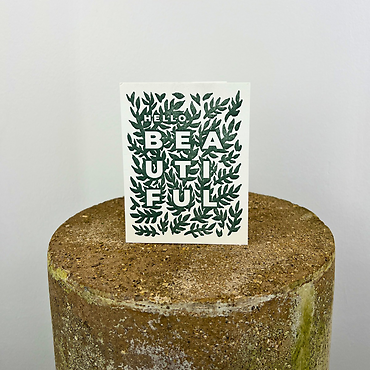 Hello Beautiful Card