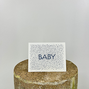 Baby Card in Blue