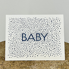 Baby Card in Blue