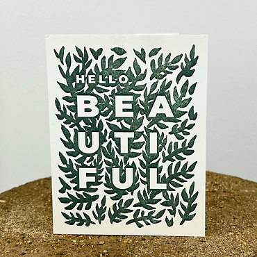 Hello Beautiful Card