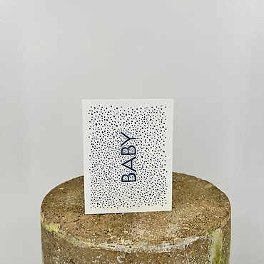 Baby Card in Blue