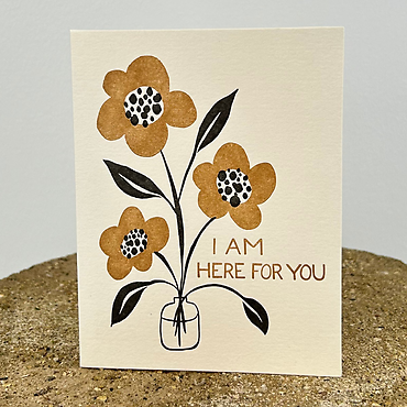 Here For You Card